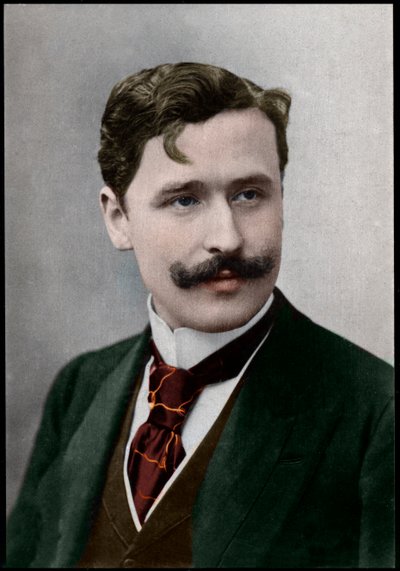 Portrait of Georges Feydeau (1862-1921), French playwright by French Photographer